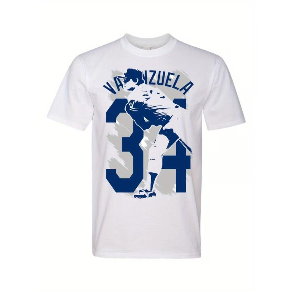 Dodgers T Shirt XL Retro MLB Fernando Throwback Men's LA Tee New White Baseball
